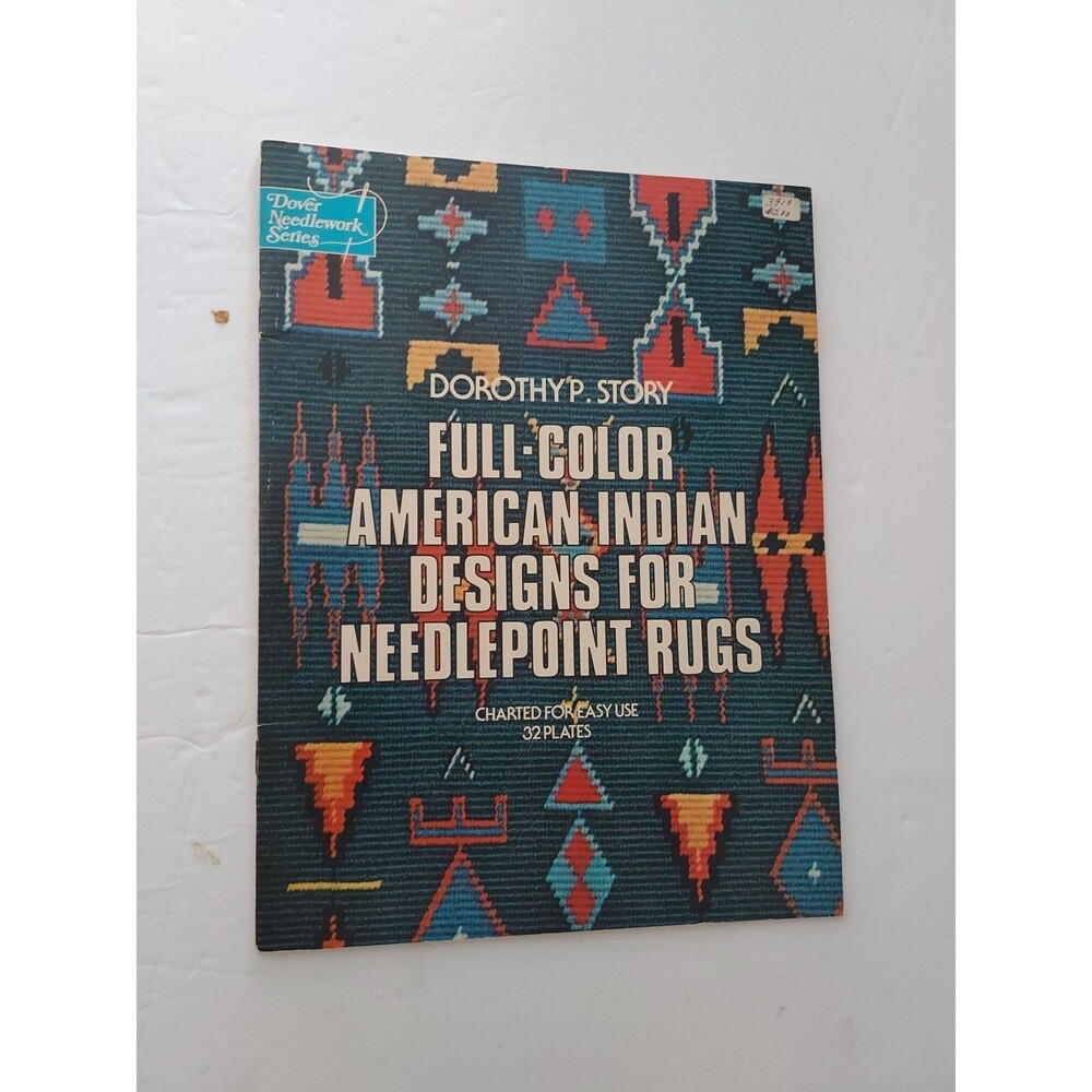 American Indian Designs Needlepoint Rugs Paperback Dorothy P Story 1975
